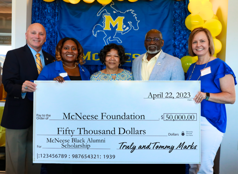 Truly and Tommy Marks Donate to McNeese Foundation - McNeese Foundation ...